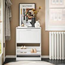 SoBuy Shoe Cabinet FSR137-F - White - View 9