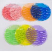 1pc Fragrant Urinal Deodorizer Blocks, Anti-Clogging Filter Net, Urinal Blocks For Hotels & KTV, Spike Design To Prevent Splashing