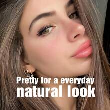 Wispy Cat Eye Lashes Natural Look 15mm False Eyelashes Fluffy Mink Fake Lashes That Look Like Extensions Lash Strips