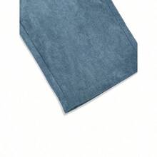 Men's Solid Color Casual Everyday Trousers Men's Streetwear Pants, Boy Friend Gifts, Back To School - 淺藍色 - 查看 6