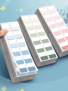 60/120/240 pièces Étiquettes d'index semi-transparentes, notes adhésives autocollantes, étiquettes de fichiers réutilisables et inscriptibles, onglets de marqueurs de page colorés pour la lecture de notes, l'indexation et le tri des livres. - Taille moyenne 120 pièces - Voir 12