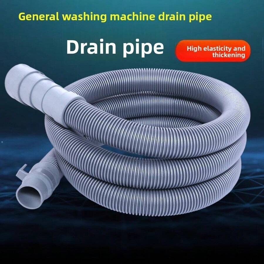 Automatic Washing Machine Drain Hose Extension Pipe, Sink Drain Pipe - Grey - View 1