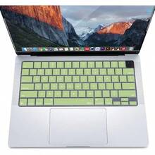 Keyboard Cover Skin Compatible With 15 Inch M3 A3114 M2 A2941/13.6 A3113 A2681/Pro 14/16 M4 M3 M2 M1, Midnight Green - Bơ xanh - Xem 11