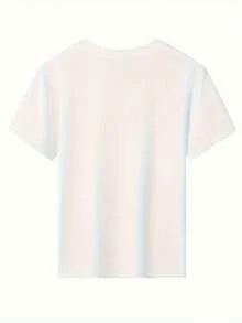 Women's I'm Fine Everything Is Fine White T-Shirts Short Sleeve Sayings Loose Fit Casual Cute Cat Graphic Tee Blouse Tops - 白色 - 查看 3