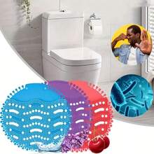 1pc Fragrant Urinal Deodorizer Blocks, Anti-Clogging Filter Net, Urinal Blocks For Hotels & KTV, Spike Design To Prevent Splashing