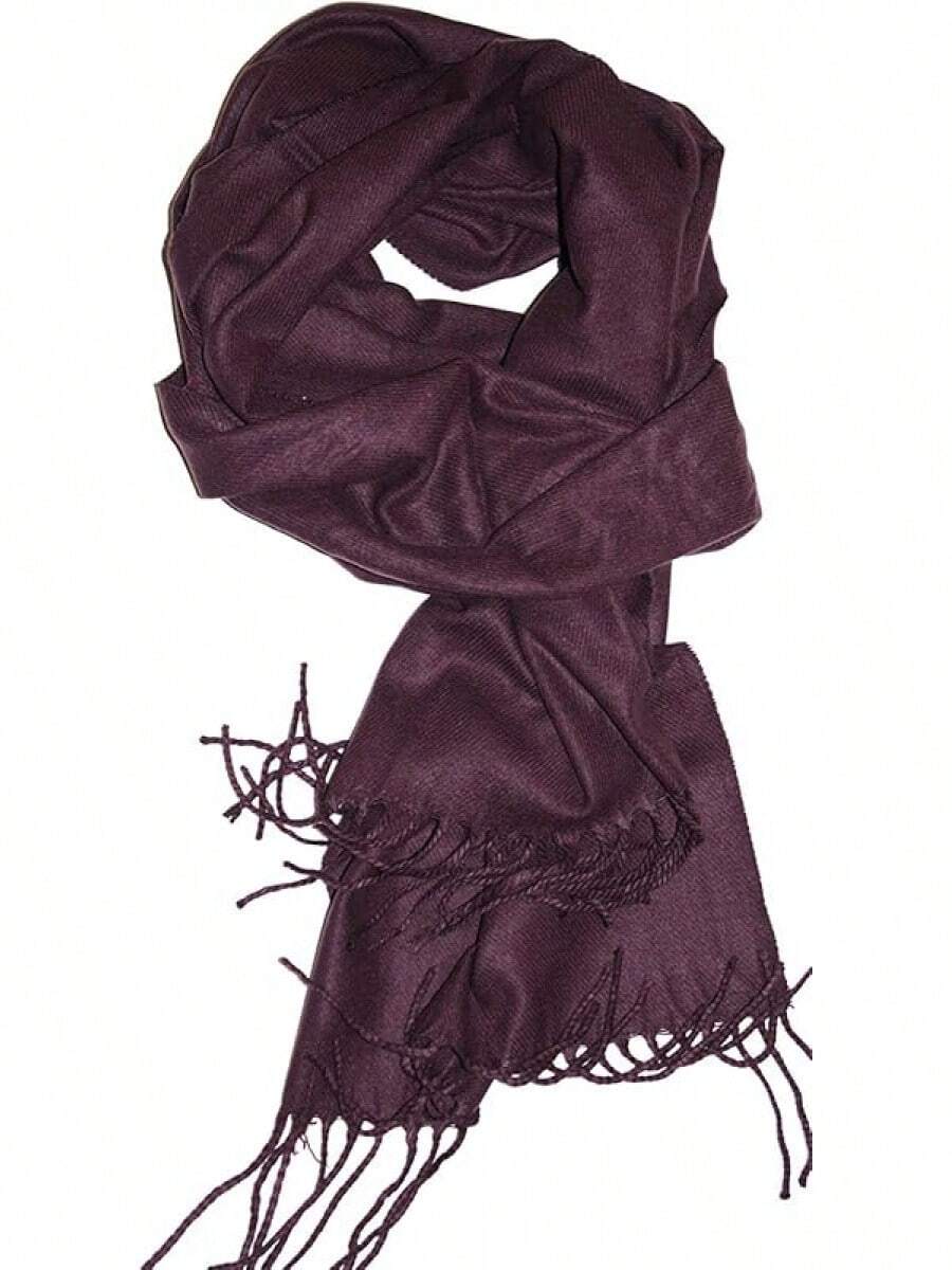 Soft Luxurious Classic Cashmere Feel Winter Scarf With Box, Cozy Warm Scarf - 李子禮物 - 查看 1