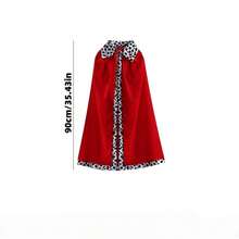 150cm/130cm/90cm Christmas Carnival Party Cape King Prince Cosplay Costume Crown Wand Shawl Activity Party Performance Costume Halloween - Multicolor - View 9