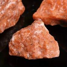 20PCS Natural Sunstone Raw Crystal Chunks - Polished Gemstone For Jewelry Making, Home Decor, And DIY Crafts - Orange - View 4