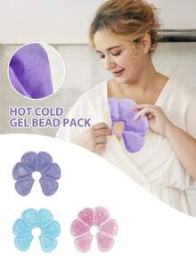 2PCS/1PC Reusable Frozen Chest Pads, Double-Sided Design Cooling Gel Pad, Daily Care Tools, Multifunction Hot And Cold Compress Gel Beads Bra Pads, For Chest Relaxation And Relief, Hot And Cold Chest Gel Pads, Great Gift For Women