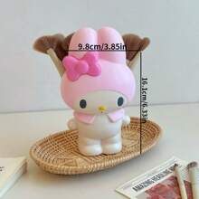1 件 Sanrio 可爱收纳盒、Melody 和 Hello Kitty 多功能收纳盒、珠宝盒、卡通桌面笔筒文具收纳盒、化妆刷架、桌面装饰，适用于办公室、卧室、浴室和客厅，送给女性的精美节日礼物收纳整理器旅行节日必备秋季装饰秋季万圣节 - 彩色 - 查看 9