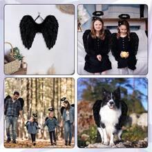 Angel Wings And Halo, Angel Costume For Woman Girls S Teens Angel Accessories For Halloween Party Cosplay