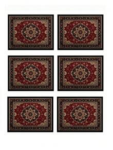 1 cái/4 cái/6 cái/48 cái Tấm lót bàn ăn chống trượt chịu nhiệt họa tiết Hồi giáo/Bohemian/William Morris, chống biến dạng và dễ vệ sinh, thích hợp dùng trang trí nhà bếp và nhà hàng như tấm lót cốc, tấm lót đĩa bát, tấm lót cà phê - Nhiều màu - Xem 10