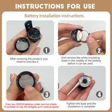 Aluminum Alloy LED Front & Rear Lights, Cycling Lights For Mountain Bikes At Night