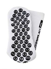 4/10 双男式足球袜，防滑运动袜，带缓冲垫，适合足球/篮球/曲棍球 - 彩色 - 查看 5