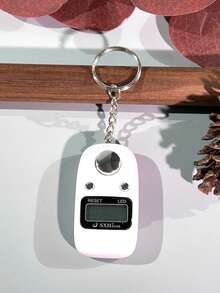 602 Handheld Tally Counter With LED Display, Portable Keychain Counter, Convenient For Prayer Counting, Inventory Counting, People Counting, Displays Up To 99,999