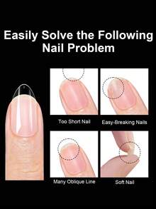 240pcs Nude Almond Shaped Short Acrylic Nail Tips, Matte Finish Full Cover Sculpted Soft Gel Press-On Capsule Artificial Fake Nails For Salon Use