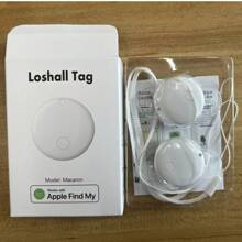 Etiquetas rastreadoras inteligentes Mini Air Tags que funcionan con Apple Find My (solo iOS), con clasificación IP67 a prueba de agua, localizador de llaves y localizador de artículos para llaves, bolsas, equipaje y talla grande (no para Android)