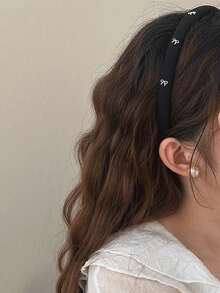 3 قطع/قطعة واحدة شريط رأس نسائي كوري موضة ضيق من القماش الإسفنجي الأبيض الصلب، شريط رأس أنيق متعدد الاستخدامات مناسب للاستخدام اليومي، المنزل، المدرسة، الشاطئ، العمل، الحفلات، العطلات، عيد الميلاد، عيد الحب، عيد الأم، اكسسوارات الشعر، شريط الشعر، هوب الشعر، شريط الرأس للنساء، اكسسوارات رأس للملابس الخريفية - متعدد الألوان - مشاهدة 2