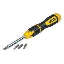 STANLEY Multibit Ratchet Screwdriver &10 Bits (Multi Colour) - (TK26571) - Multicolor - View 5