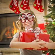 12pcs Christmas Glasses Frame Headband Santa Hat Reindeer Funny Gift Set, Christmas Student Costume Party Decoration Combo - Multicolor - View 7