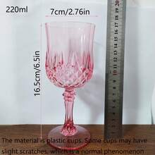 4只/8只粉色可重复使用塑料鸡尾酒/香槟杯，带蝴蝶结，适合各种场合和派对，例如日常居家、聚会、生日派对、圣诞节和酒店餐厅。