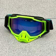 High Quanlity Motorcycle Glasses Goggles Motocross Goggles Helmet MX Moto Dirt Bike ATV Ski Outdoor Sports Glass Scooter Googles - BBE-blue - View 4