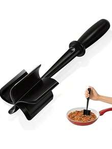 3-In-1 Handheld Kitchen Tool: Meat Chopper, Scraper And Mixing Shovel
