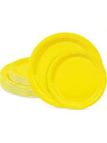 10 قطعة مجموعة أدوات مائدة حفلات يمكن التخلص منها، أطباق ورقية بقطر 7 بوصة و 9 بوصة، أطباق عشاء يمكن التخلص منها، أطباق حلوى ورقية، ديكورات حفلات، لوازم حفلات، أدوات مائدة حفلات يمكن التخلص منها، متعددة الألوان للاختيار منها