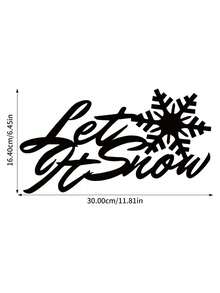 1 PC Christmas Snowflake Wall Decor – Exquisite Festive Design To Brighten Your Space! Perfect For Living Rooms, Bedrooms & Holiday Styling. Adds A Magical Christmas Vibe To Any Home Decor, Suitable For Modern Home Decor, Home Decoration, Room Decor, Bedroom Decor, Bathroom Decor, - Multicolor - View 4