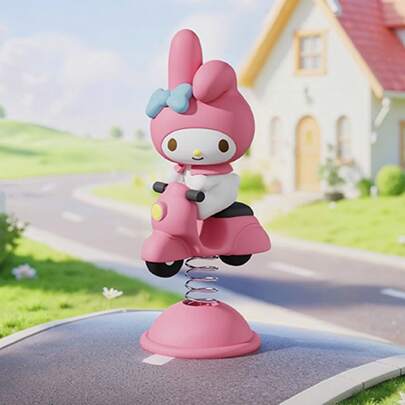 Sanrio 车辆摇摆器——官方授权的动能桌面玩具，将可爱美学与现代交通工具融为一体。催眠般的摇摆动作，在工作区或展示架上激发快乐。