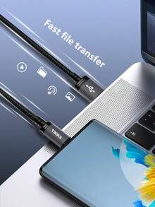 EAGET USB Type C Cable Fast Charging USB A To Type C Charger Cord Braided With Compatible With IPhone 15/15plus/15pro Max/16, Sam Sung Galaxy S23 Ultra/S23/S23+/S22/S22 Ultra/S22+/S21 For Android Phones Compatible With IPhone 16, 16 Pro Max, 15, 15 Plus, 15 Pro, 15 Pro Max, Compatible With Redmi, Compatible With OnePlus