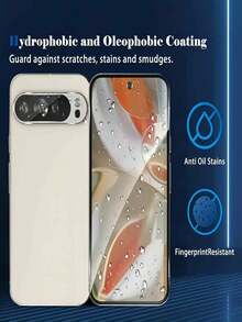 Miếng dán màn hình kính cường lực siêu trong 4 trong 1 dành cho dòng Pixel 10/9/8/7/6 - Bảo vệ tối đa với độ cứng 9H, chống trầy xước, độ nét cao, thân thiện với ốp lưng, chống nước và dầu, chống vân tay và bảo vệ ống kính - Tương thích với các sản phẩm bảo vệ màn hình Pixel, dùng cho kính chắn gió hàng ngày, văn phòng, gia đình, phụ kiện điện thoại Miếng dán màn hình chống nước, chống sốc, chống rơi, chống rơi, chống vân tay, che phủ toàn bộ - Trong sáng - Xem 8