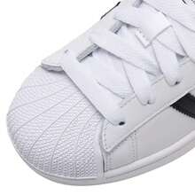 Adidas حذاء رياضي كاجوال مريح سوبر ستار الثاني، JQ4098 - أبيض وأسود - مشاهدة 8