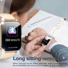 CHAONB Orologio fitness smart watch, display chiamate e messaggi, lettore musicale, per uomo e donna, smartwatch sportivo connesso allo smartphone, moda, tracker attività, notifiche BT, monitoraggio frequenza cardiaca e sonno, rubrica, registro chiamate, sveglia, scatto remoto, contapassi, timer, previsioni meteo, sveglia, notifiche SMS e app social, contatore passi, orologi digitali da polso