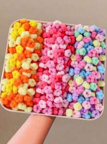 300pcs/Pack Mixed Color Hair Ties, High Elasticity & Non-Damaging Hair Bands