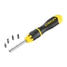 STANLEY Multibit Ratchet Screwdriver &10 Bits (Multi Colour) - (TK26571) - Multicolor - View 2