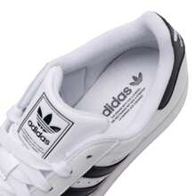 Adidas حذاء رياضي كاجوال مريح سوبر ستار الثاني، JQ4098 - أبيض وأسود - مشاهدة 6