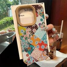 Funda para phone con diseño estampado de cuadros. Compatible con phone X, 14 Pro, 16, 15 Plus, 11, 12, 13 y XS. Piel sintética suave. - Colores mixtos 1 - Ver 4