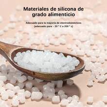 11 pcs Platos Para Bebés De Silicona Con Tazón Cuchara Tenedor Babe Silicona de calidad alimentaria - Gris - Ver 7