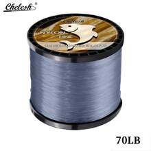 chelesh 546yds, 328yds Monofilament Nylon Fishing Line, Transparent Invisible Absorbent, Abrasion Resistant Nylon Line, Diameter 0.52mm-1.0mm, Strength 35LB-150LB, Suitable For Freshwater, Saltwater, Sea Fishing, Ideal For Long Distance Casting And Braiding Nets, Also Can Be Used For Invisible String, Beading, Strong Monofilament, Hanging Handmade DIY Decorations And Crafts.