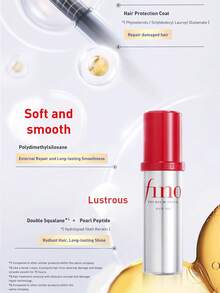 Fino 70ml Luxurious Smoothing Hair Oil, Designed For Dry & Damaged Hair, 72-Hour Long-Lasting Waterfall-Like Softness, Leaves Hair Soft, Smooth, Moisturized And Glossy, Repairs Damaged Hair, Infused With 22 Concentrated Skincare-Grade Nourishing Ingredients, Black Cumin Seed Oil And Pearl Peptide Technology, Elegant Floral Fragrance Lasts For 72 Hours, Suitable For All Hair Types, Best Results On Damp Hair, Instant Effects. - Hair Oil - View 8