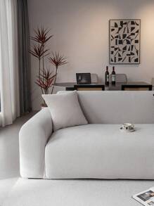 1 件经典浅灰色沙发套，高弹性，防尘防污，可机洗/手洗家具保护套，适合日常使用，适合 3/4 座沙发（多种尺寸可选）