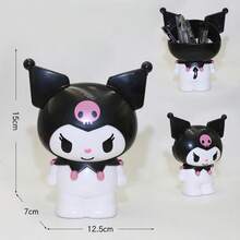 1 件 Sanrio 可爱收纳盒、Melody 和 Hello Kitty 多功能收纳盒、珠宝盒、卡通桌面笔筒文具收纳盒、化妆刷架、桌面装饰，适用于办公室、卧室、浴室和客厅，送给女性的精美节日礼物收纳整理器旅行节日必备秋季装饰秋季万圣节 - 彩色 - 查看 10