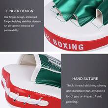 GINGPAI Thick & Precise Boxing Target, Martial Arts Speed Bag, Curved Hand & Foot Target, Professional Small Target - Multicolor - View 6