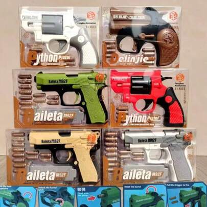 M92F Revolver Decompression Gun Toy Gun Soft Bullet Gun Simulated Pistol Gift - Birthday Gift - Christmas Gift - Easter Gift - Gift - Perfect Gift - Gift