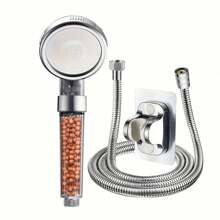 负离子过滤淋浴喷头，过滤高压节水喷雾手持淋浴喷头，适用于干性皮肤和头发