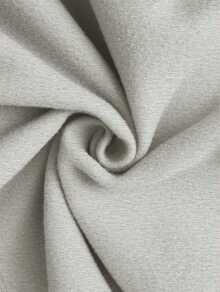 Sudadera con capucha de caída de hombros casual de mujer, para otoño/invierno, tops de manga larga - Gris Claro - Ver 4