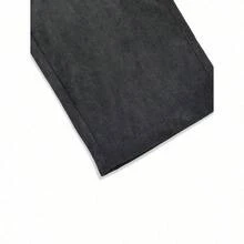 Men's Solid Color Casual Everyday Trousers Men's Streetwear Pants, Boy Friend Gifts, Back To School - 深灰色 - 查看 7