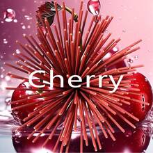 8.66 Inch Handmade Cherry Scented Incense Sticks - Long Lasting Artificial Wooden Incense, For Indoor & Outdoor Use, Non-Irritating, Suitable For Yoga, Meditation, Camping, Travel, Garden, Holidays (Halloween, Christmas, Thanksgiving), Fragrance Accessories, Holiday Aroma, Vibrant Design, Natural Appearance