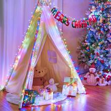 1 pieza Luces de hadas de alambre de cobre verde oscuro mejoradas, luces de petardo - Alimentadas por 3 pilas AAA, aptas para interiores, bodas, fiestas, eventos - Fáciles de usar y duraderas, la mejor opción de decoración